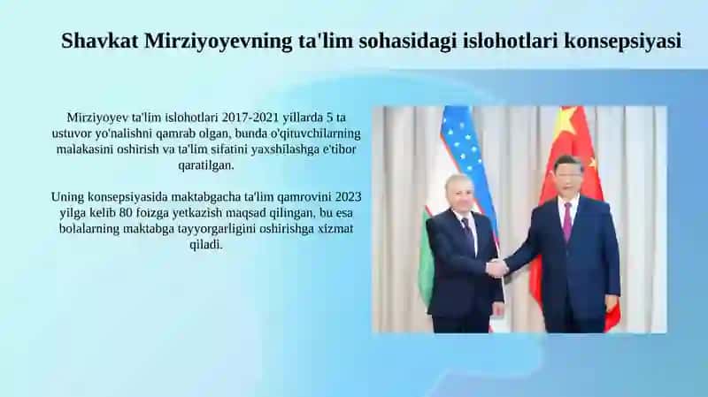 Sh. M. MIRZIYOYEV asarlarida ta'lim tarbiyasining ma'salalari 4