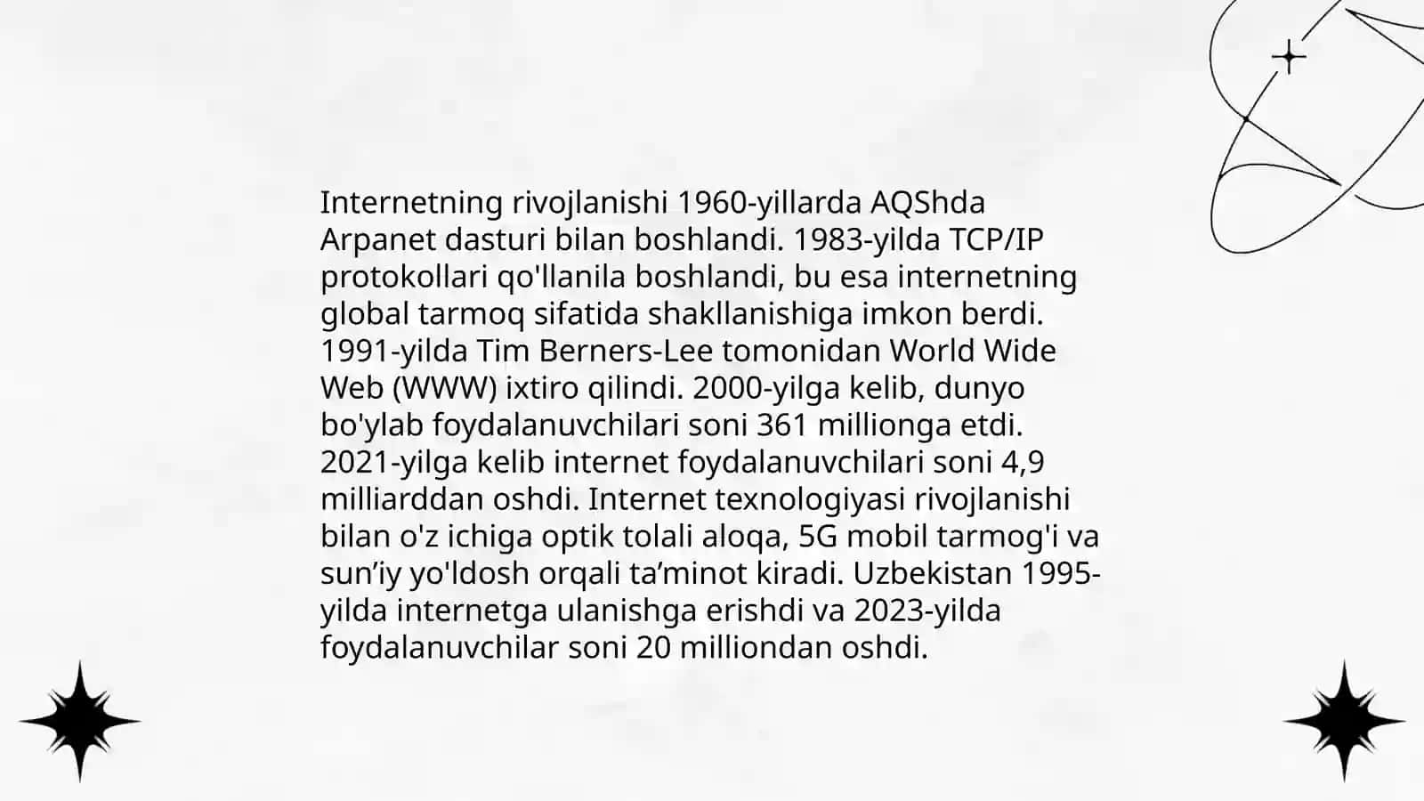 Global kompyuter tarmoqlari 4