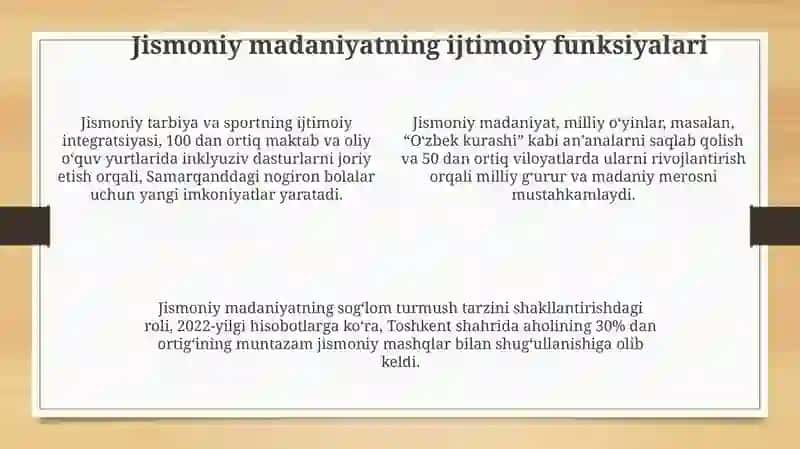 Jismoniy madaniyatning jamiyatdagi asosiy funksiya va shakillari 4
