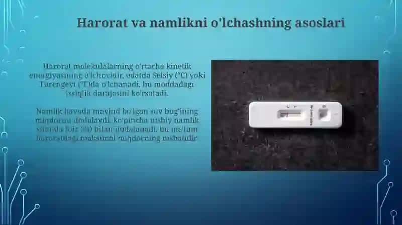 Haroratvanamliko'lchashdatchigi(DHT 11,DHT 22 YOKI TMP 36) 4