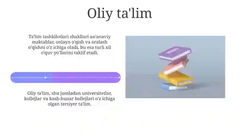 Ta'lim turlari va ta'lim tashkil etish shakllari 4