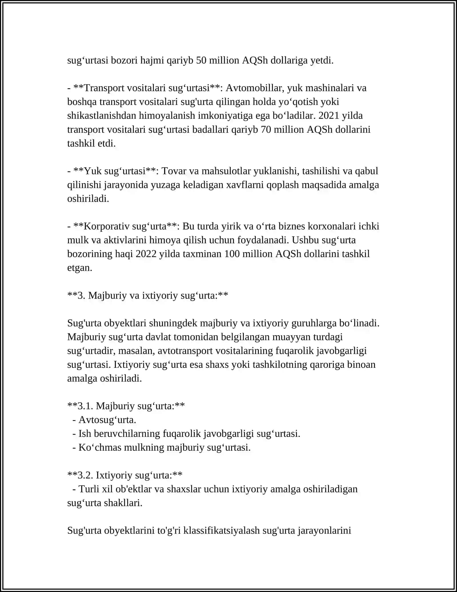 SUG’URTANI KLASSIFIKATSIYALASH 4