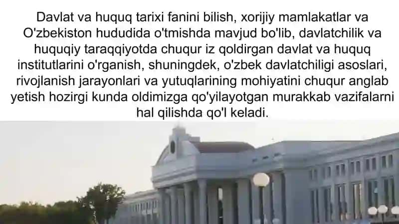 Davlat va huquq tarixi fanining predmeti, metodi va vazifalari 4