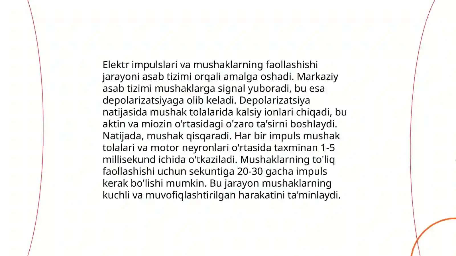 Mushaklarning faollashishi va elektr faolligi 4
