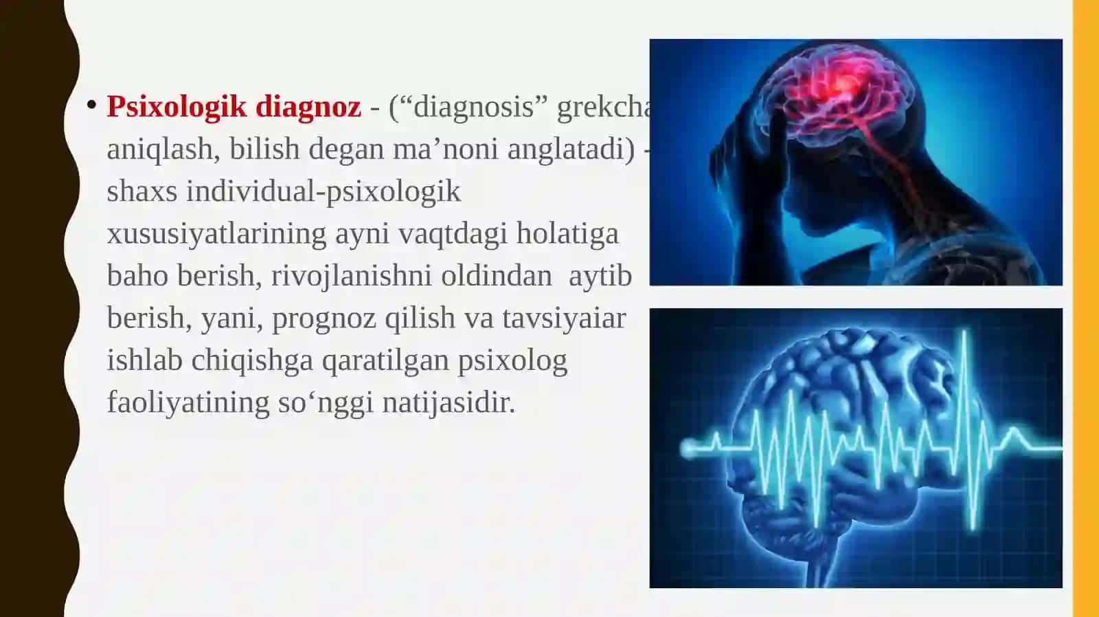 Psixologik diagnostika va ularning imkoniyatlari 4