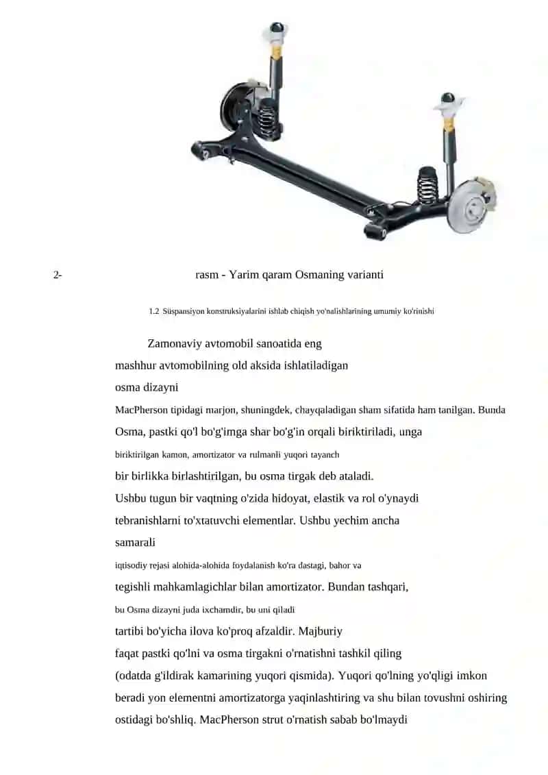 ZAMONAVIY AVTOMOBILLAR OSMASI 4