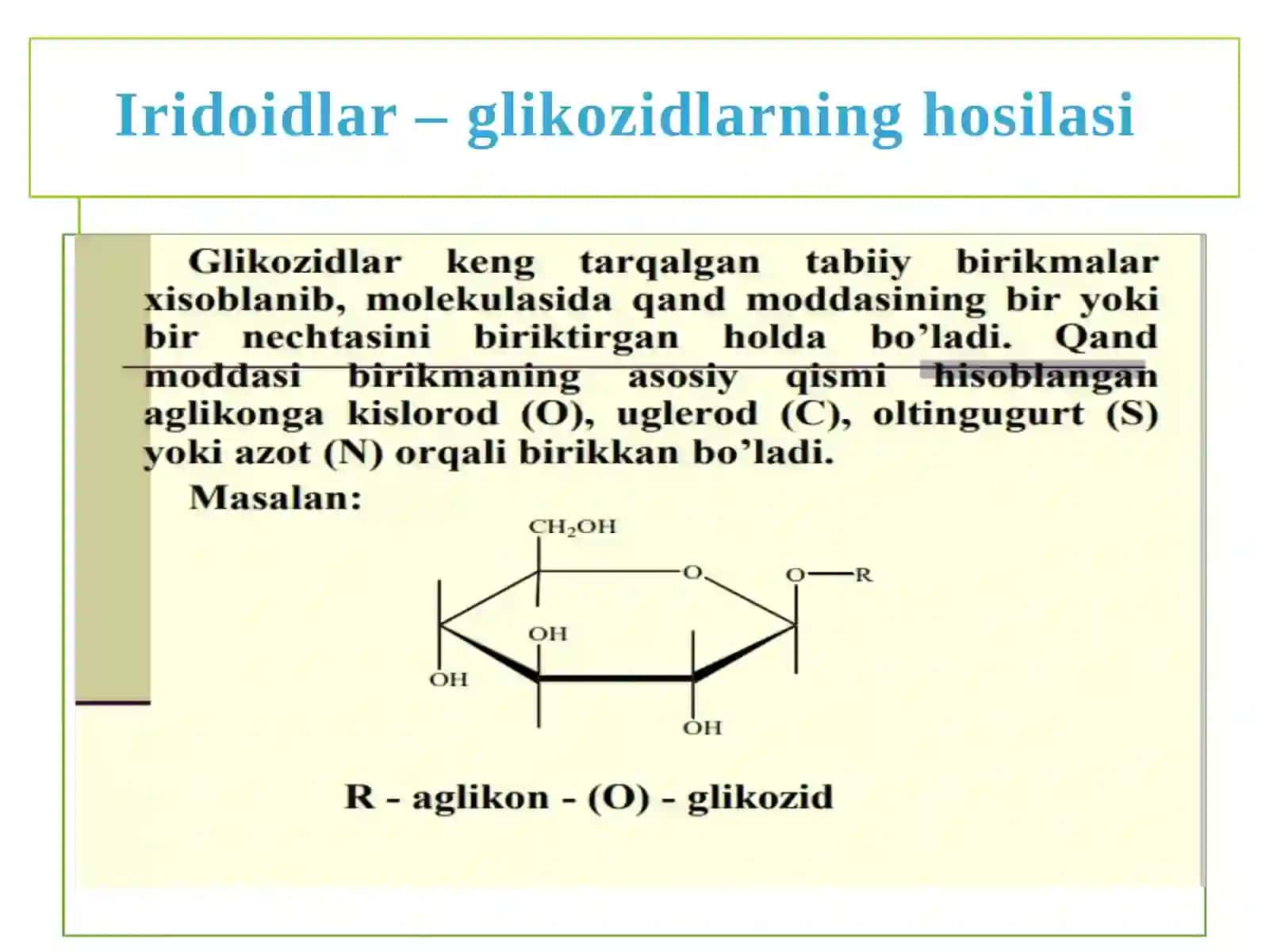 Iridoidlar saqlovchi dorivor o’simliklar 4
