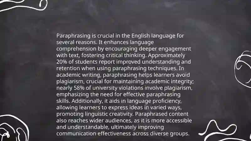 Paraphrasing 4
