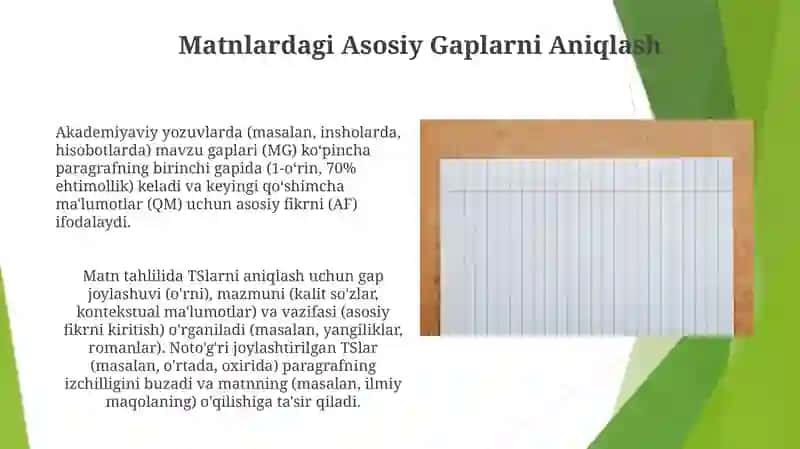 Samarali mavzu jumlalari tuzish 4