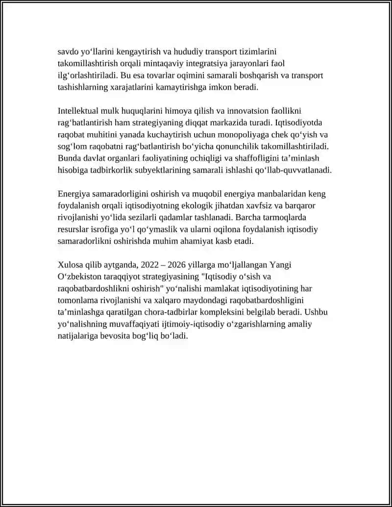Yangi O‘zbekiston Taraqqiyot Strategiyasi 2022-2026 4