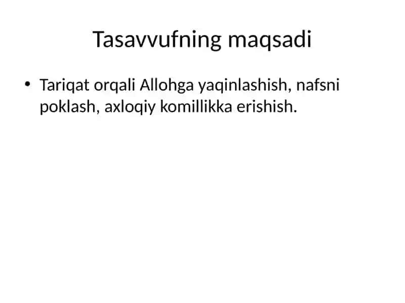 Tasavvuf ma'lumotlarining Sharq madaniyatiga ta'siri 4
