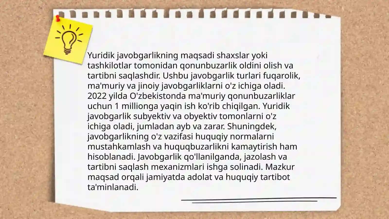 Huquqbuzarlik va yuridik javobgarlik 4