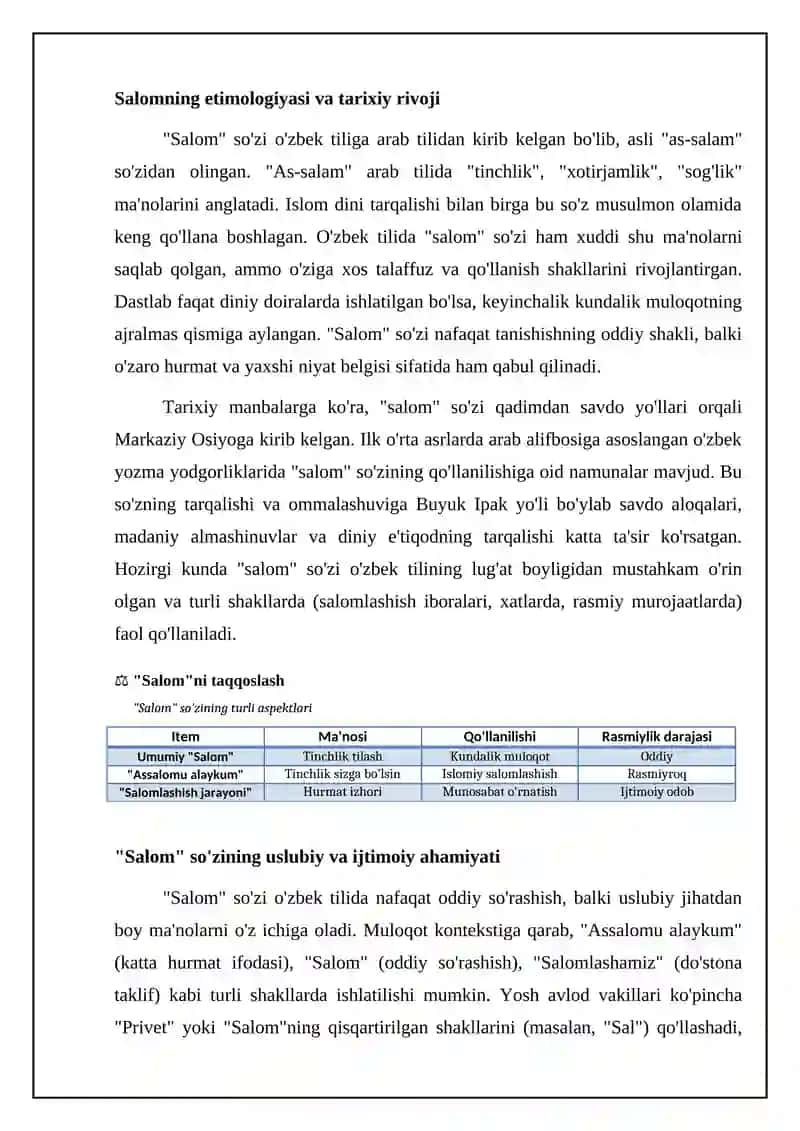 Salom so'zining ma'nosi va qo'llanilishi 4