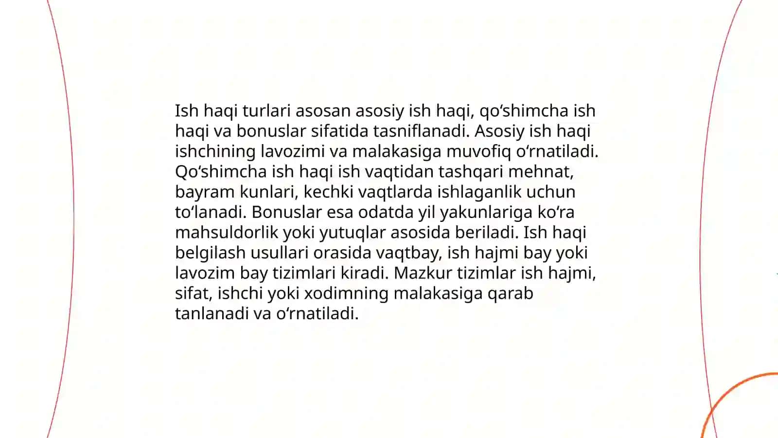 Kichik korxonalarda ish haqi va daromad qanday shakllanadi 4