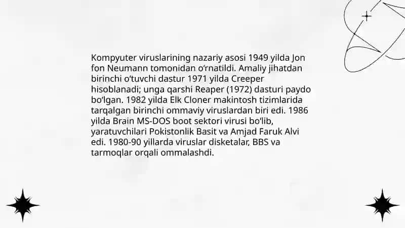 Kompyuter viruslari va virusga qarshi kurashish usullari 4
