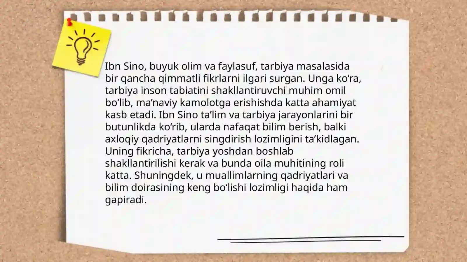 Buyuk allomalar tarbiya haqida 4