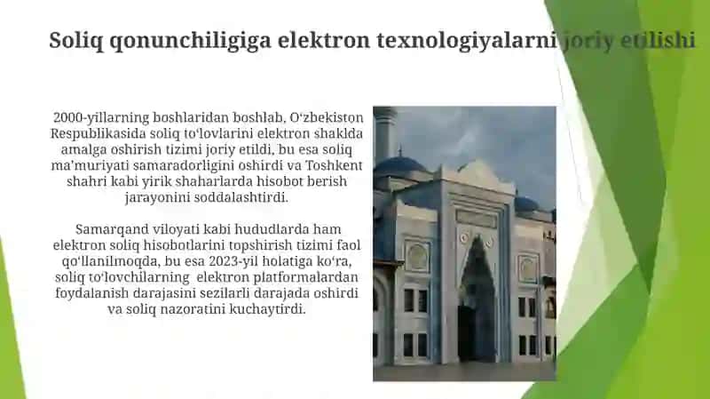 O'zbekiston Respublikasidagi soliq xuquqining tarixiy rivojlanishi 4