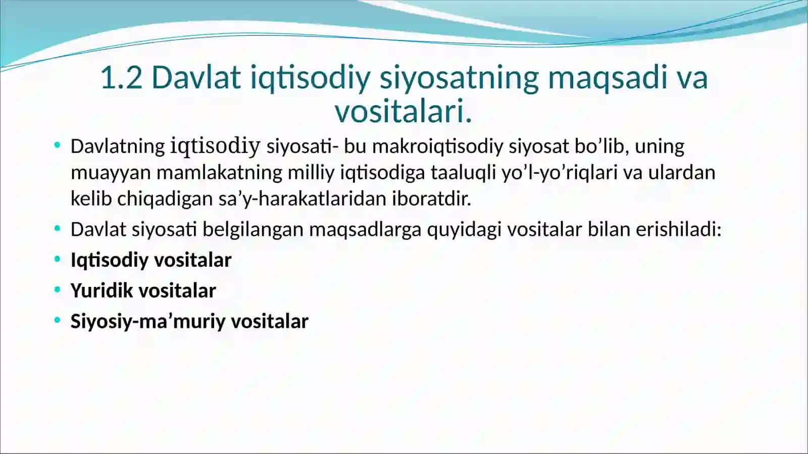 Biznesni davlat tomonidan boshqarish 4
