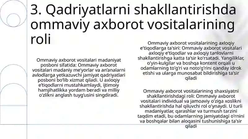 Mediamadaniyatni Shakllantirishda Milliy Qadriyatlarning O'Rni 4