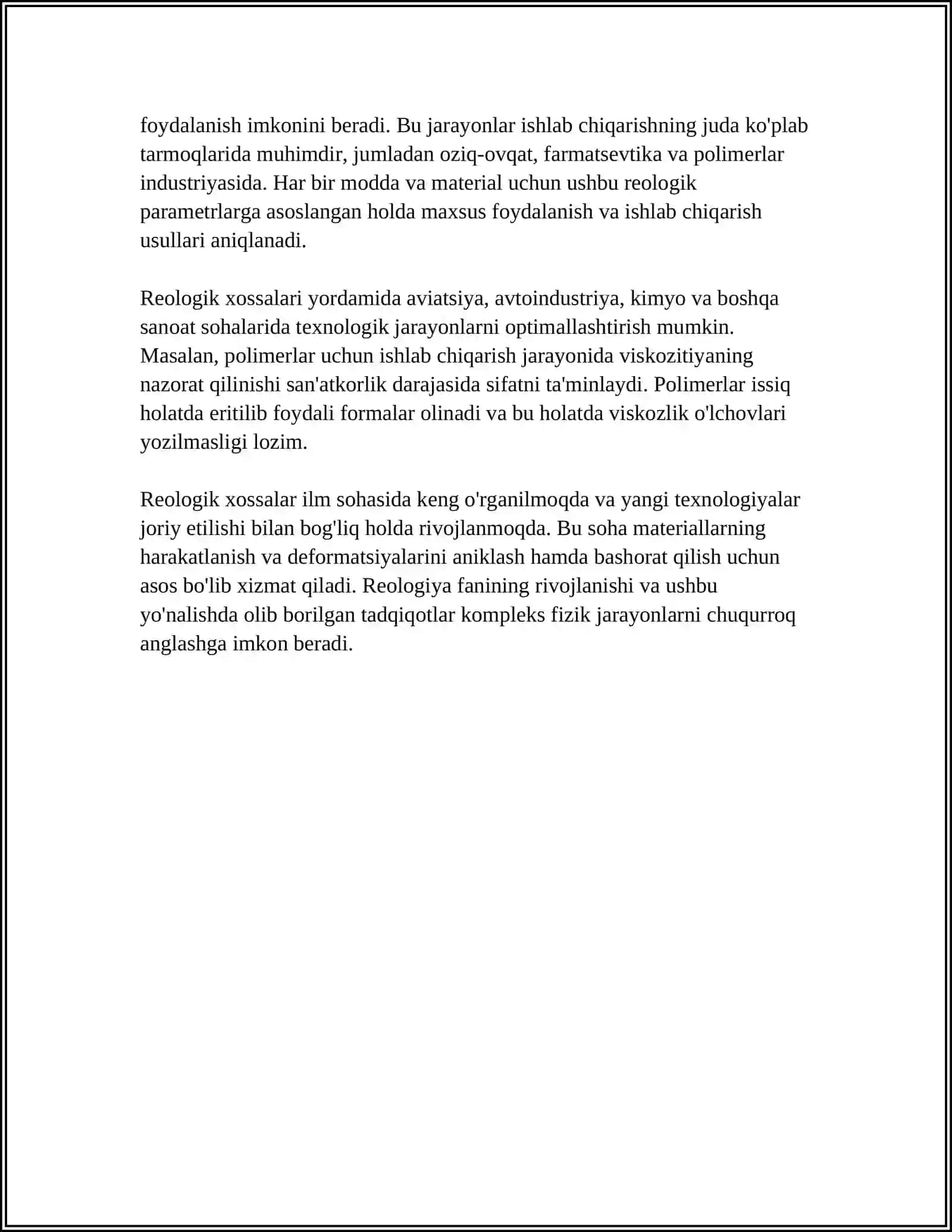 QONNING REOLOGIK XOSSALARI VA UNGA TA'SIR QILUVCHI OMILLAR 4