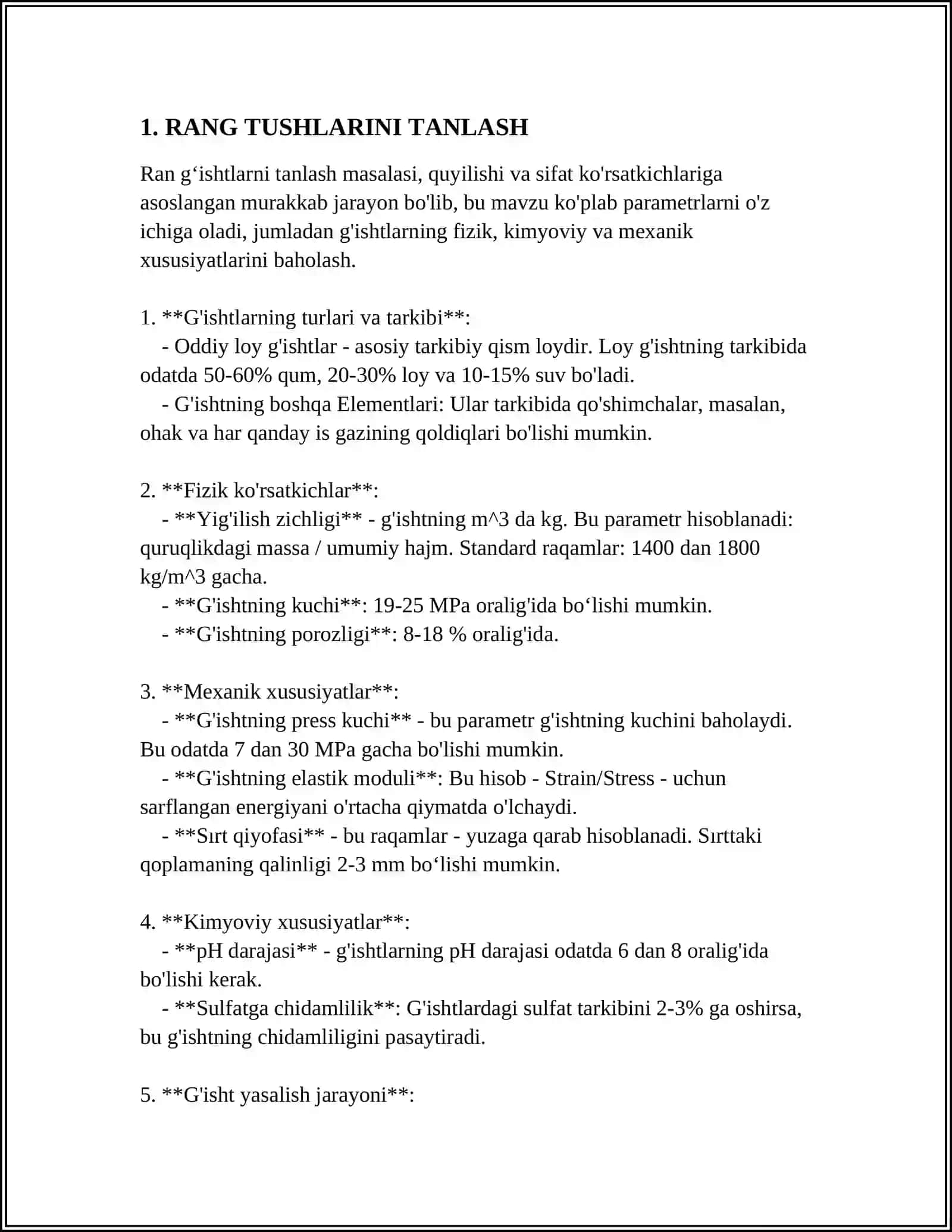 PLAN VA KARTALARGA RANG BERISH 4