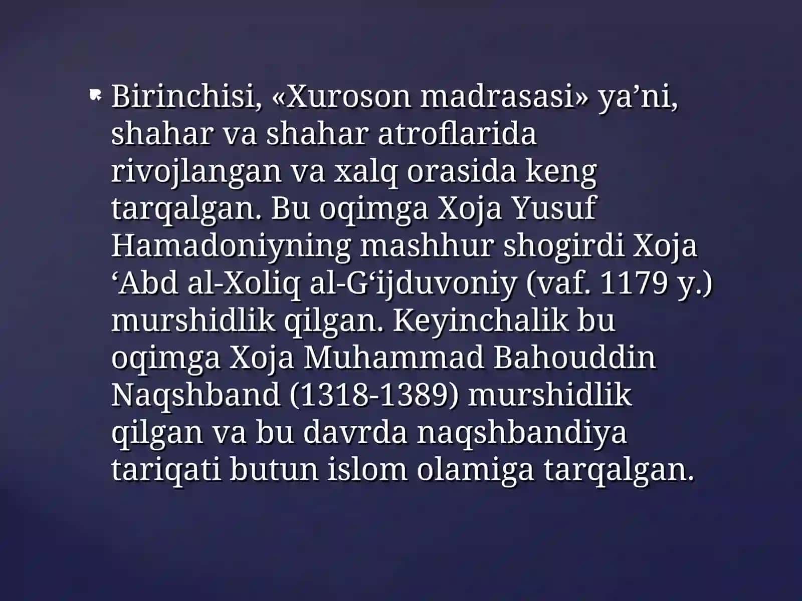 Islom qadriyatlari va ma’rifatining hozirgi davrdagi ahamiyati 4