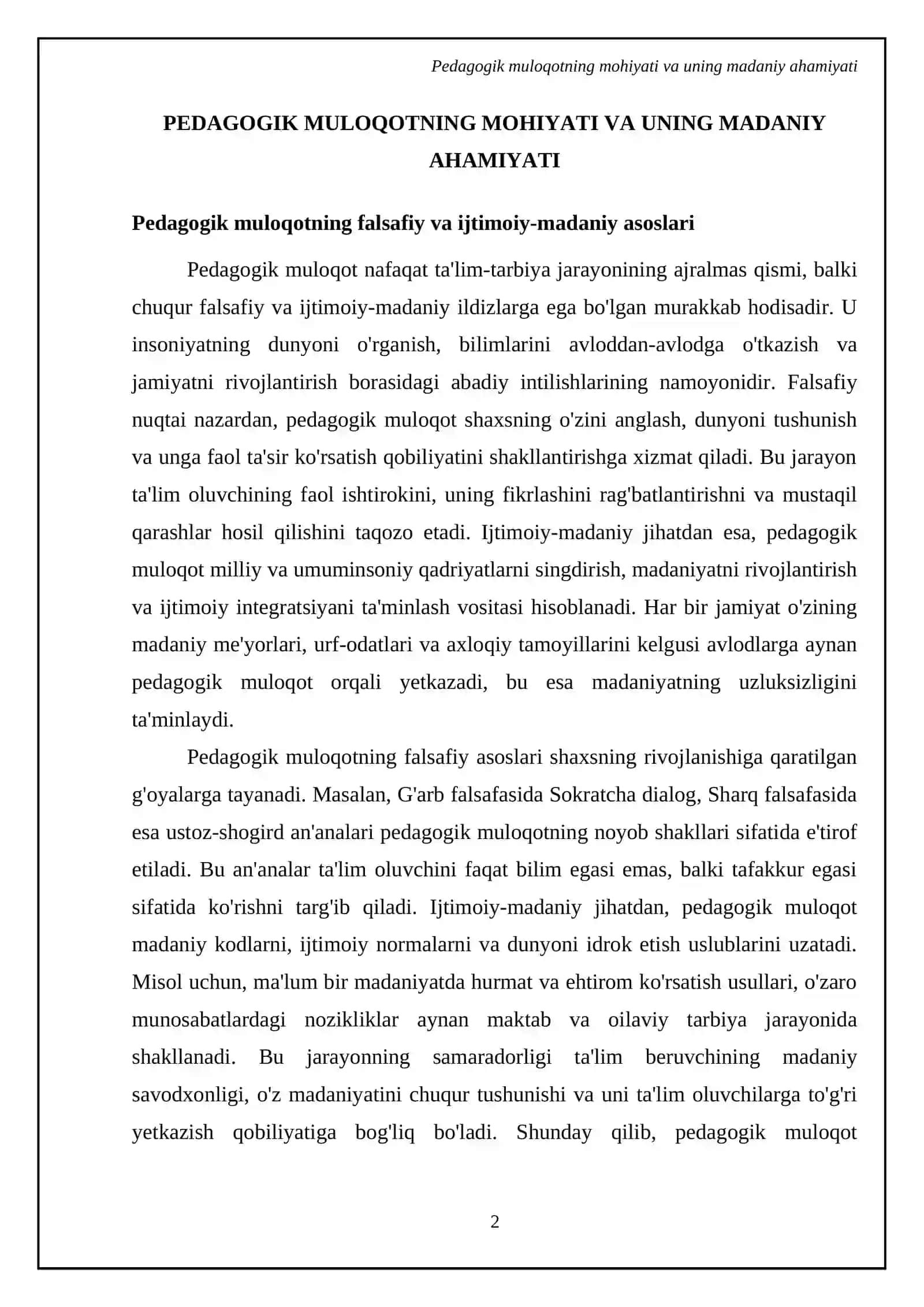 Pedagogik muloqot madaniyati va notiqlik san’ati: Kasbiy etika va kreativ taqdimotlar 4