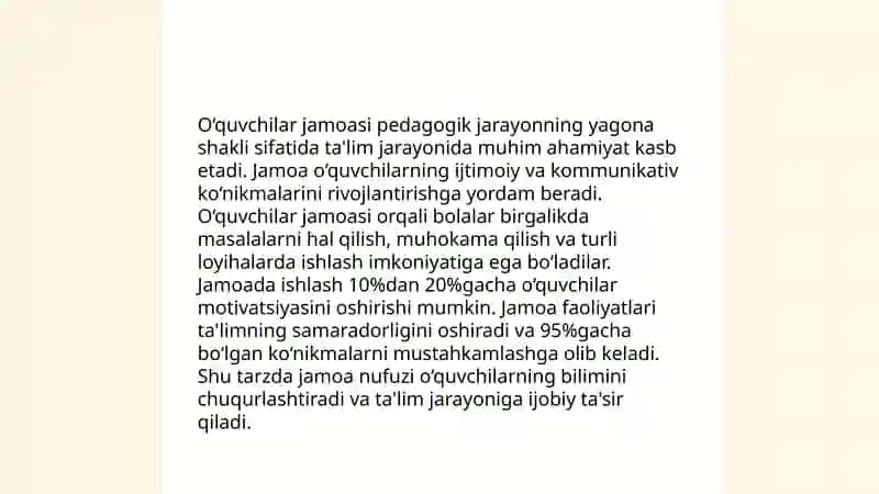 Norimqulova Maqsudaning Umumiy pedagogikadan tayyorlangan taqdimoti 4