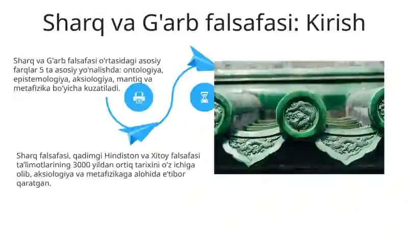 Sharq va G'arb mutafakkirlarining falsafa mohiyati haqidagi qarashlari 4