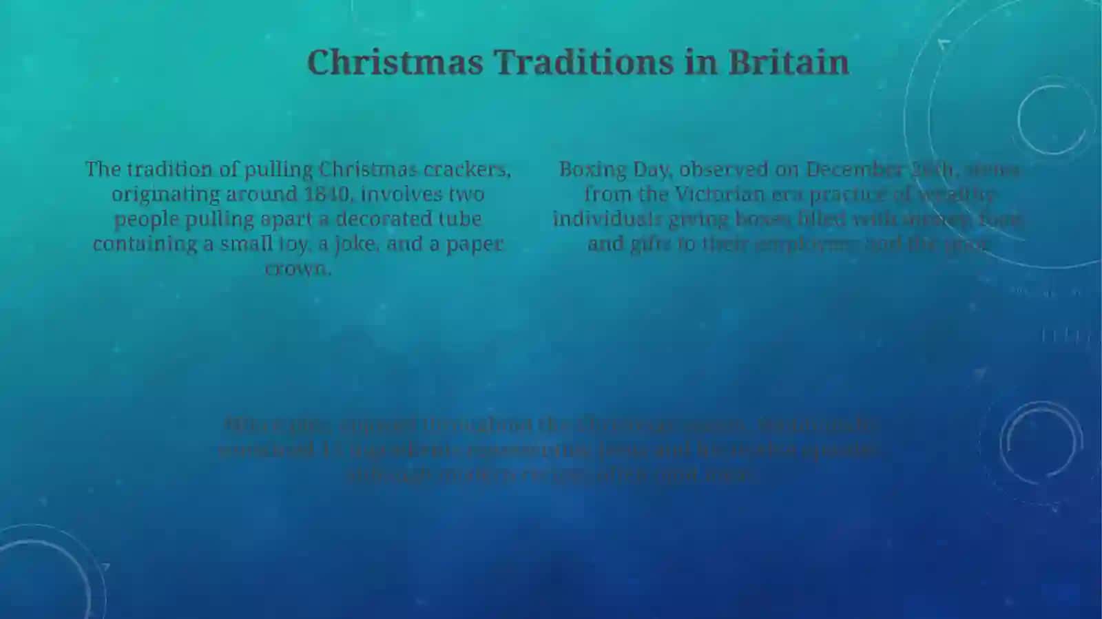 Traditions and customs in British festivals 4