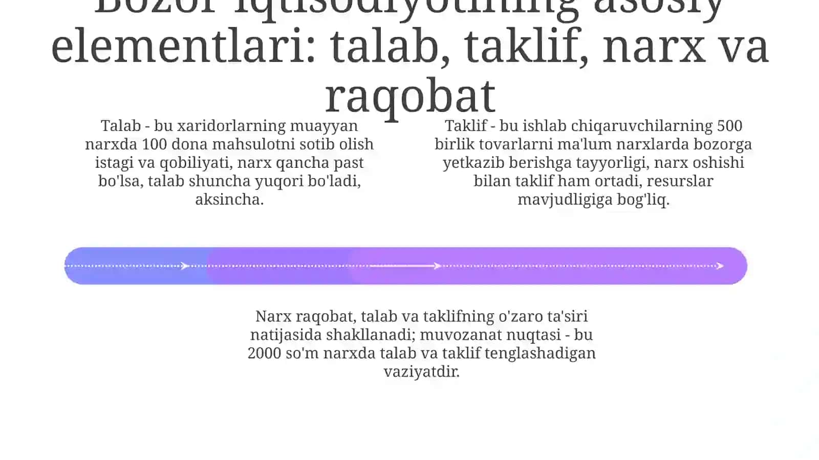 Tovar-pul munosabatlari bozori iqtisodiyotining asosi 4