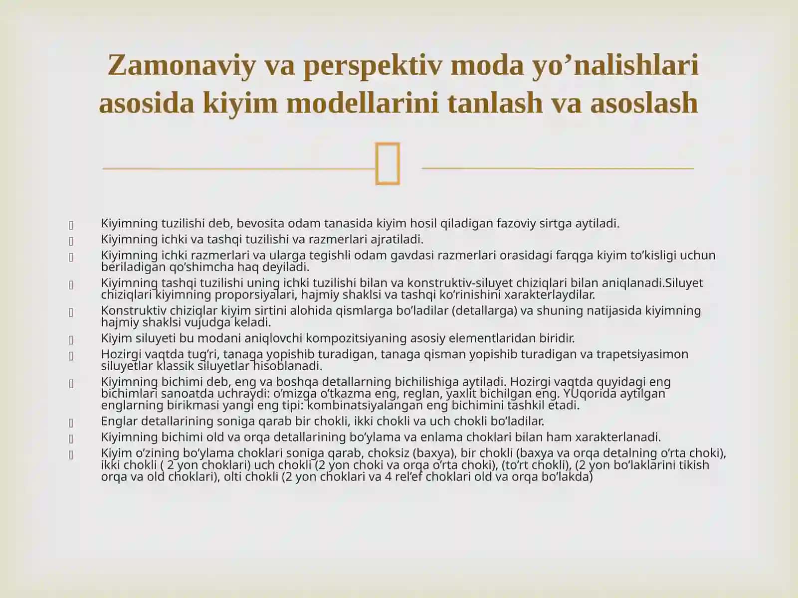 Tikuvchilik sanoatida ishlab-chiqarish salohiyati 4