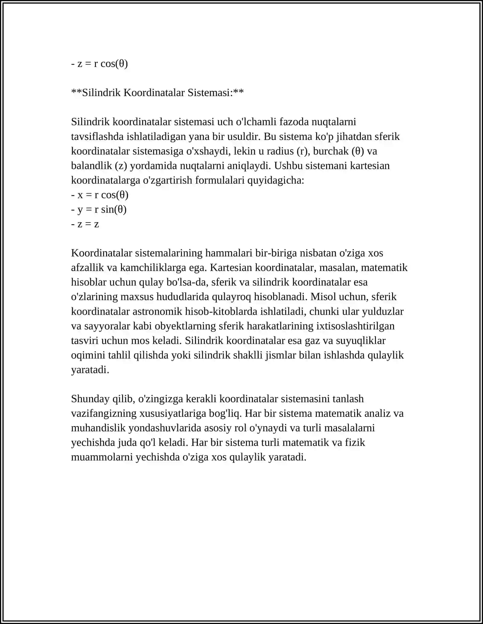 OREYENTIRLASH.JOYDA CHIZIQ YO‘NALISHI 4