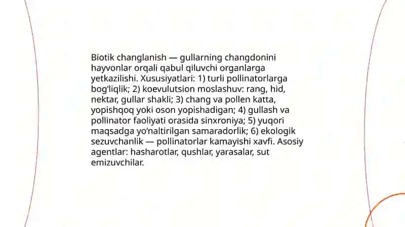 O'simlik gullarining changlanish usullari 4