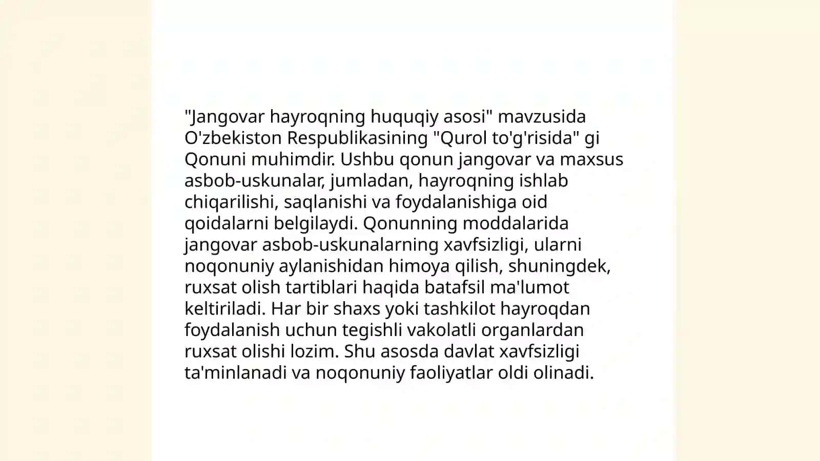 Jangovar hayroqning safdagi holati. Jangovar hayroqni olib chiqish va olib ketish tartibi 4