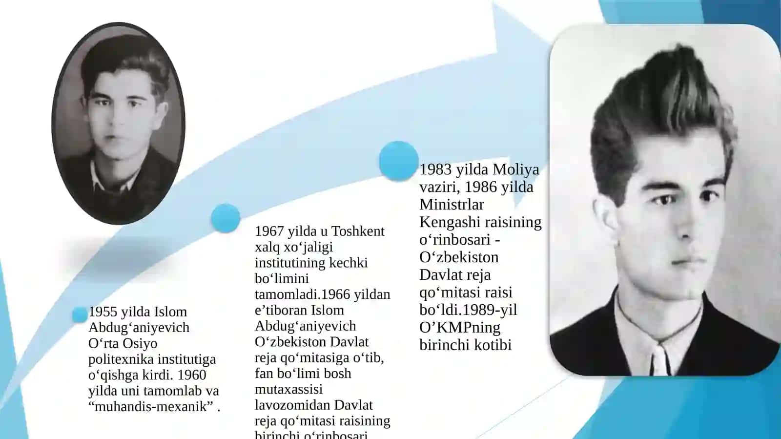 ISLOM ABDUG’ANIYEVICH KARIMOV MUSTAQIL O’ZBEKISTON RESPUBLIKASINING BIRINCHI PREZIDINTI 4
