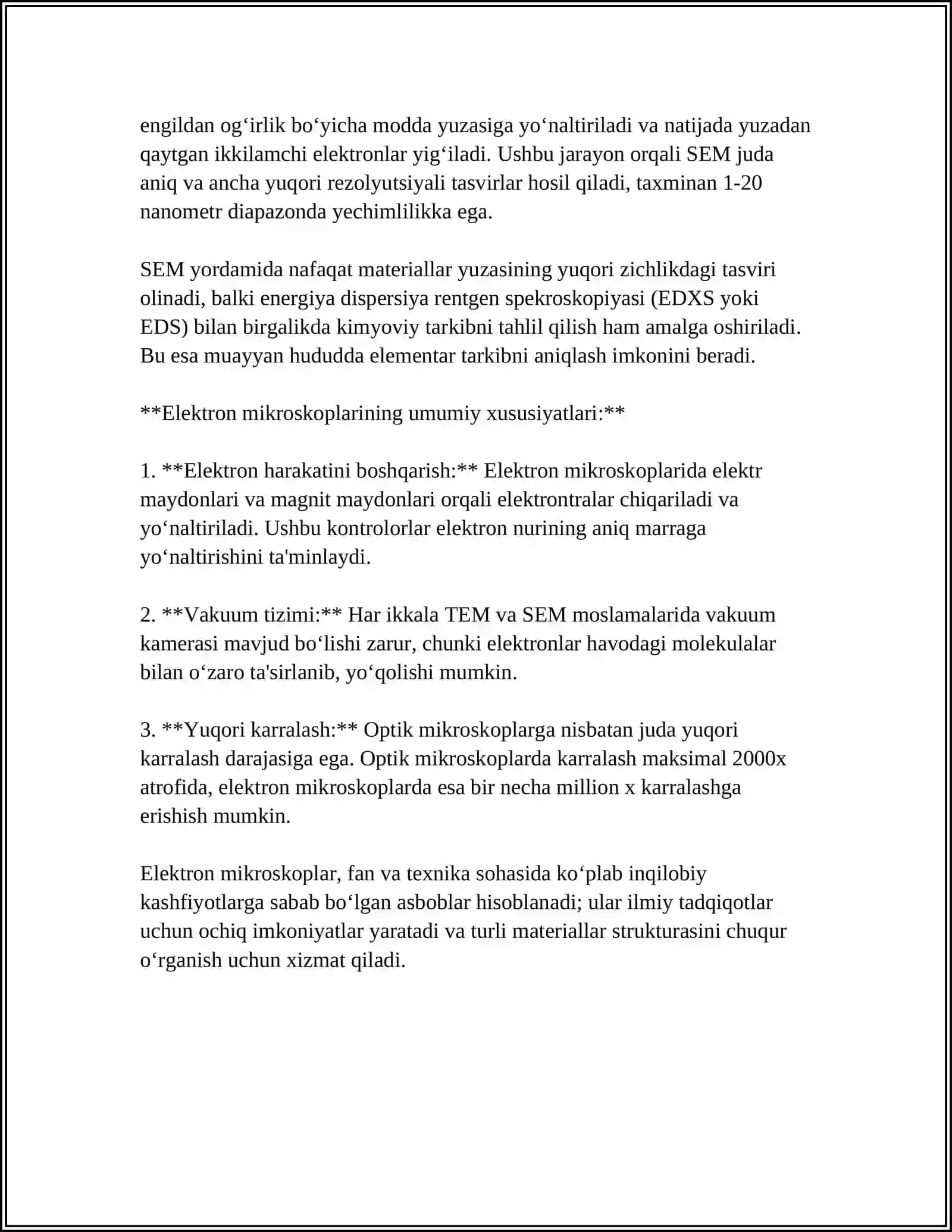 ELEKTRON MIKROSKOPLARNING TIBBIYOTDAGI AHAMIYATI 4