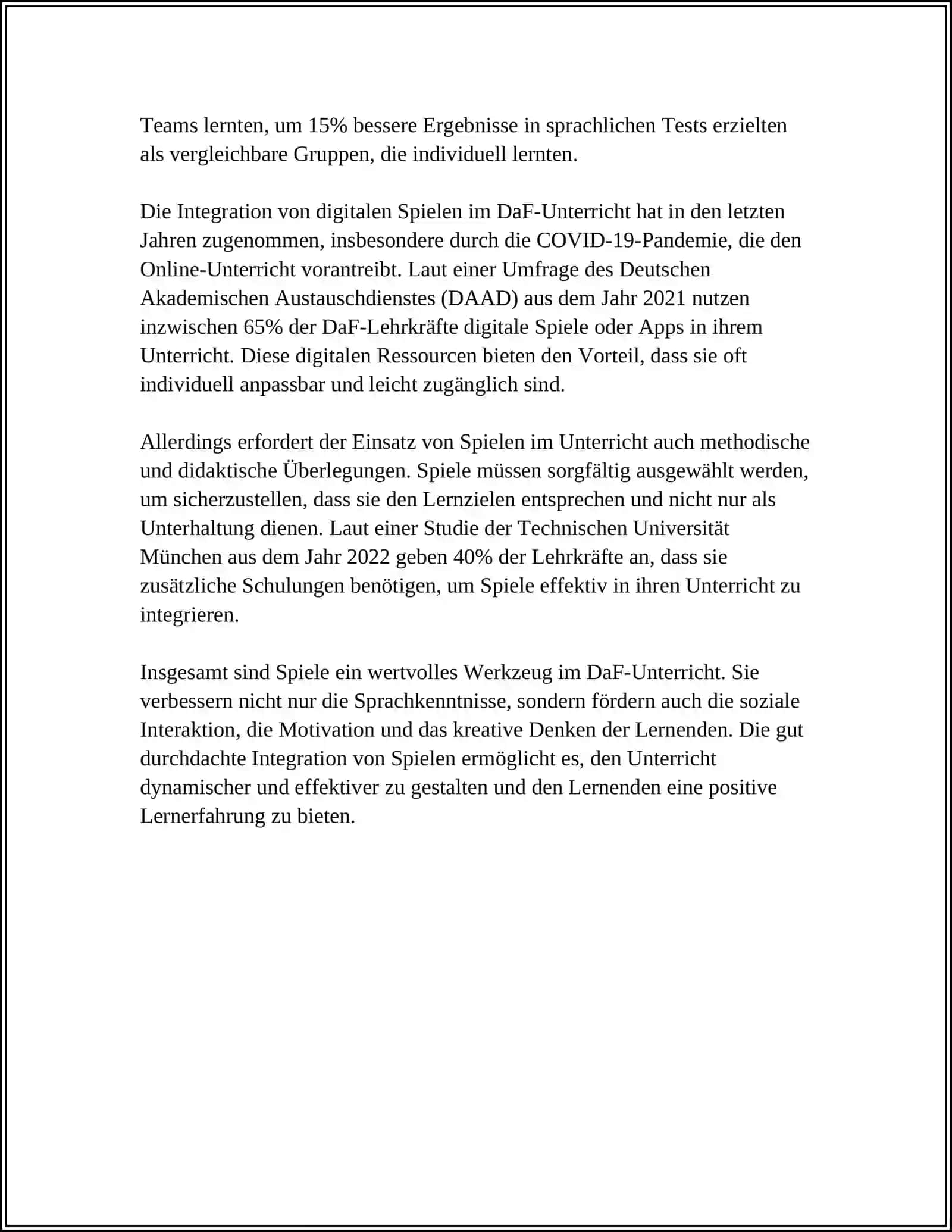 DER EINSATZ DER SPIELE IM DAF-UNTERRICHT 4