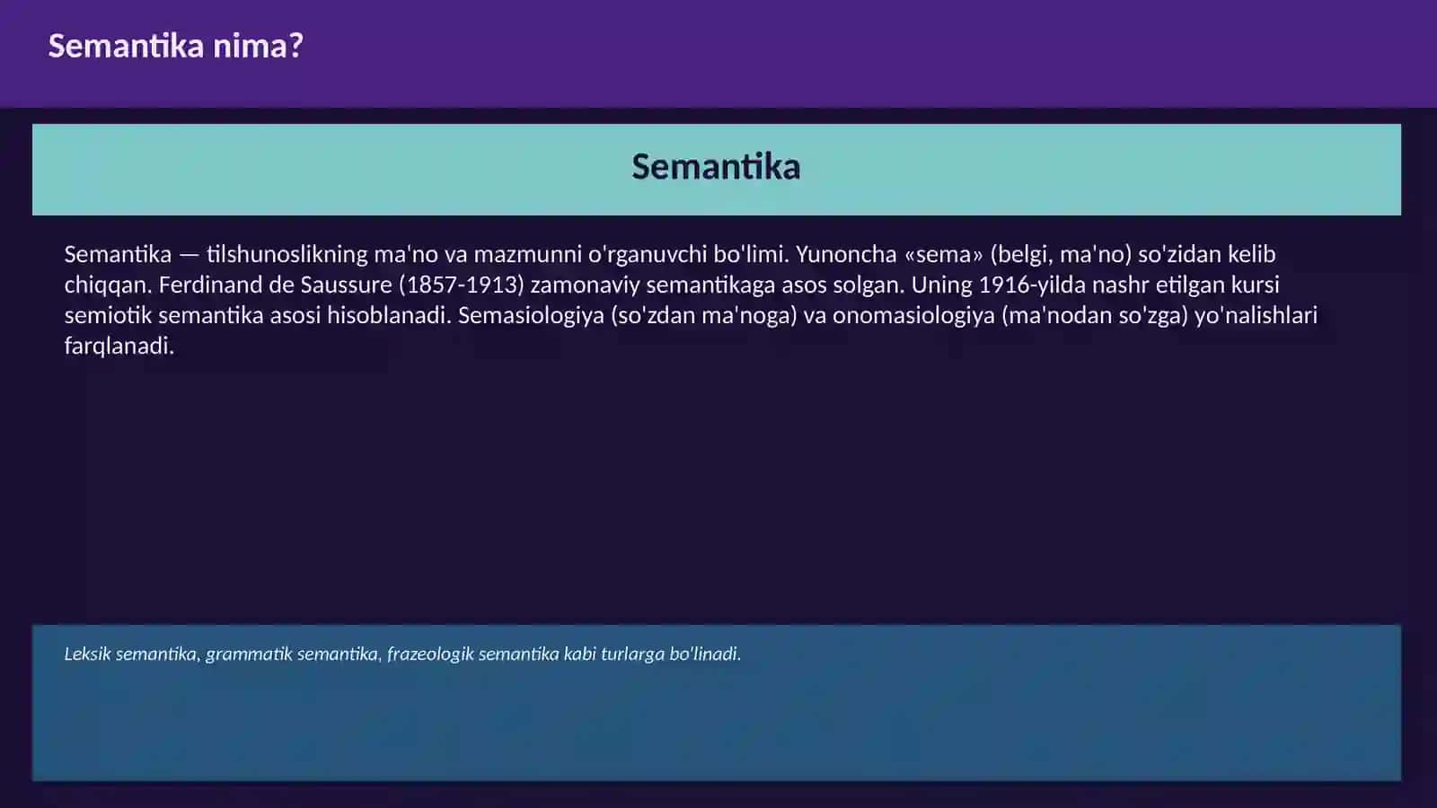 Semantika va Leksikologiya 4