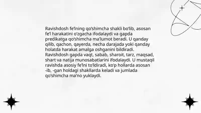 Fe’llarning vazifa shakllari 4