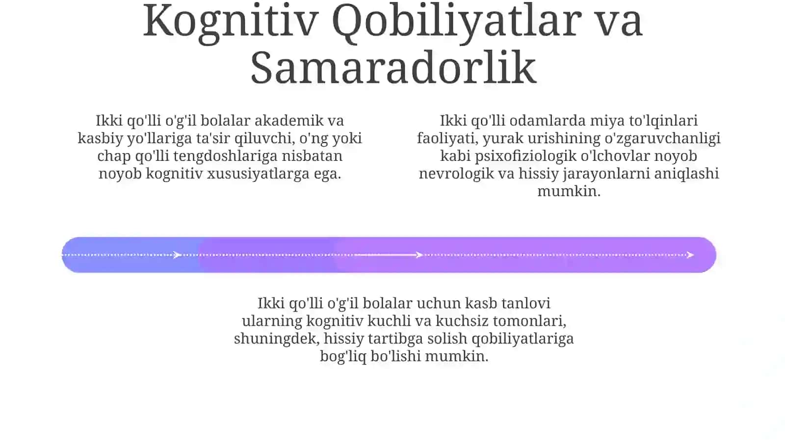 Ikki qo'lli o'g'il bolalarning psixofiziologik baholashi 4