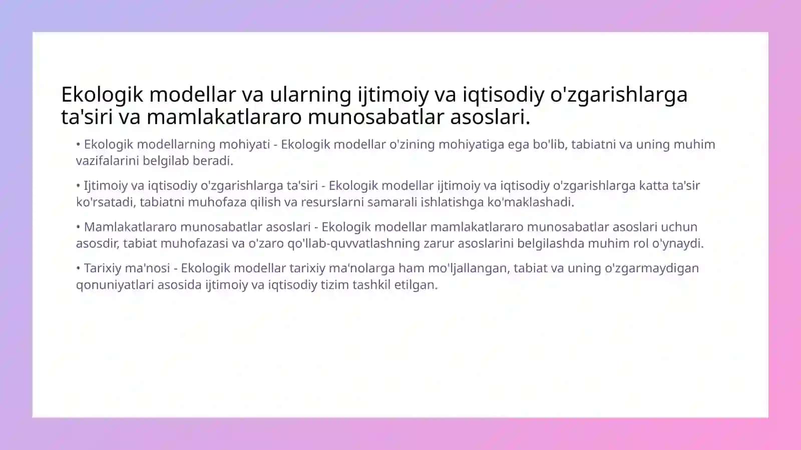 XXII-XXI- asrlarda ijtimoiy va iqtisodiy geografiyadagi nazariyalarning shakllanishi rivojlanishi 4