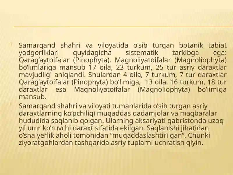 O'zbekistondagi Tabiat Yodgorliklari 4