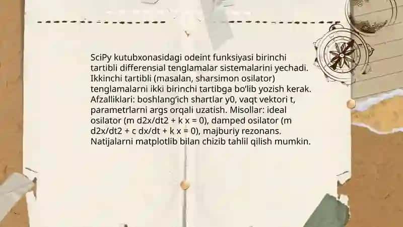 Python dasturlash tili asosida fizik jarayonlarni modellashtirish 4