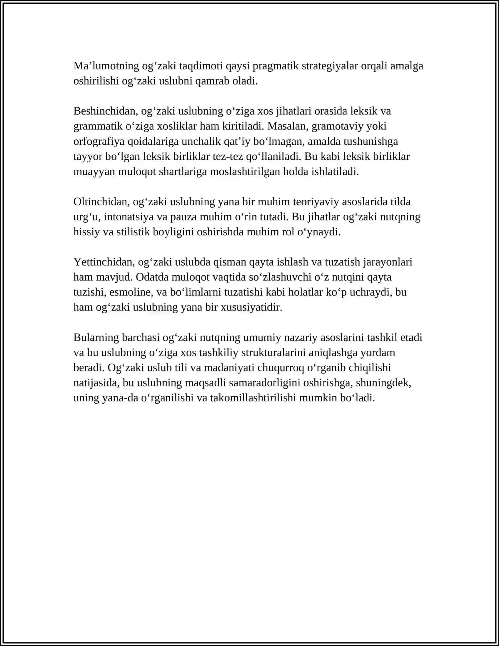 OGZAKI VA AMALIY USLUBLAR 4