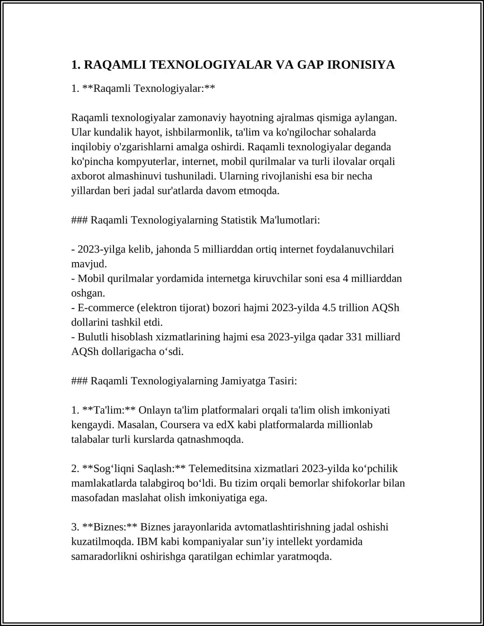 GAP USTIDA ISHLASHGA OID MUSTAQIL ISHLAR 4