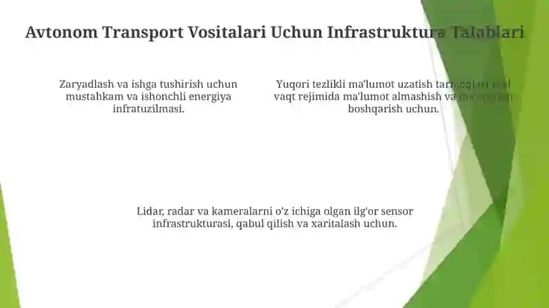 Avtonom Transportning Kelajagi 4
