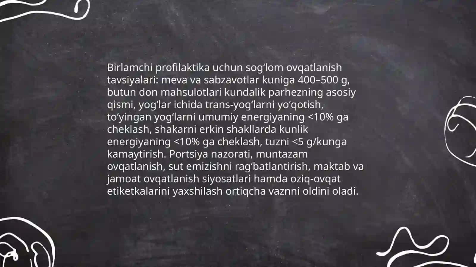 Yuqumli bo’lmagan kasalliklarning birlamchi,ikkilamchi uchlamchi profilaktikasi 4