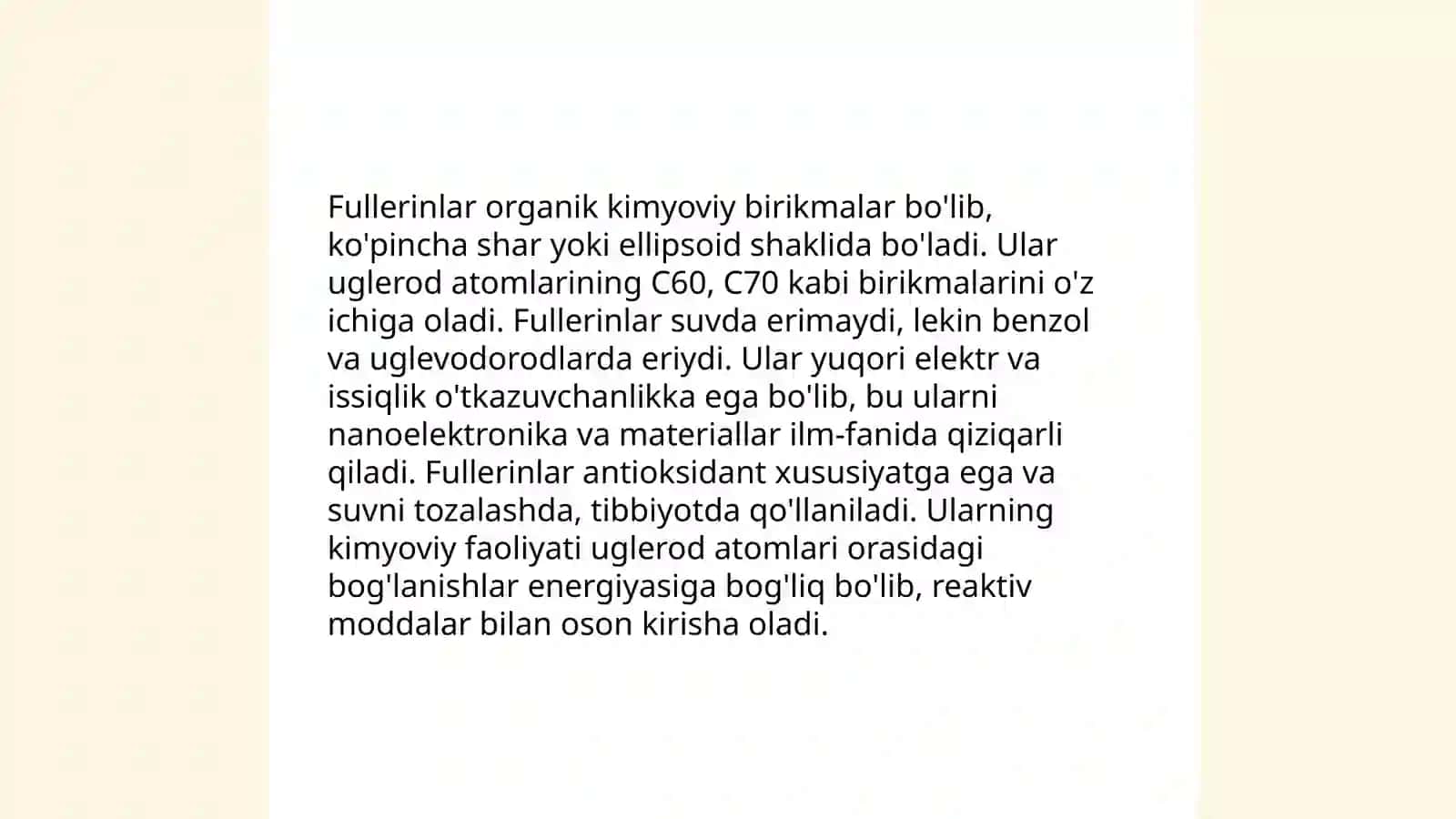 Fullerinning metalli xosilalari, xossalari va tuzilishi 4
