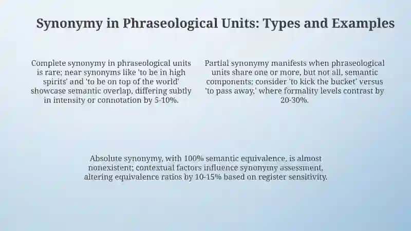 Understanding Phraseological Units 4